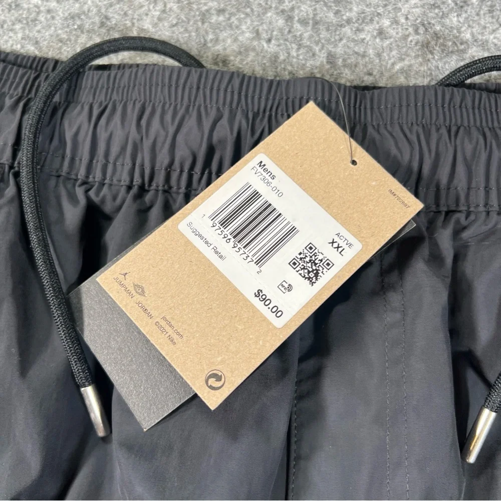 Nike Jordan Essentials Woven Pants FV7306-010 Black‎ Loose Fit Men’s XXL New